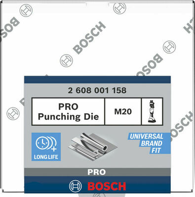 Bosch Power Tools PRO Stempel und Matrize, M20, Edelstahl 2608001158