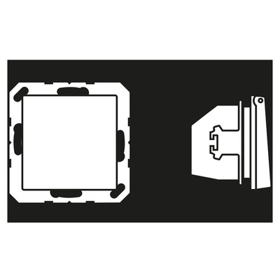 Jung SCHUKO-Steckdose 16A 250V m.Klappdeckel AS 1520 NBFKL