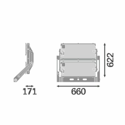 Ledvance LED-Scheinwerfer 730, ML FLMAXP9001200W730R25