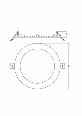 Ledvance LED-Downlight 840, DALI DLSLIM.DAD150V13WMS