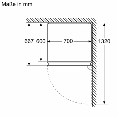 Bosch MDA Kühl/Gefrierkombi KGN492LAF
