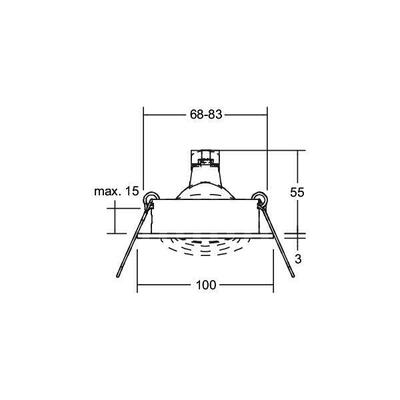 Brumberg Leuchten LED-Einbaustrahler GX5,3 aluminium 20683620