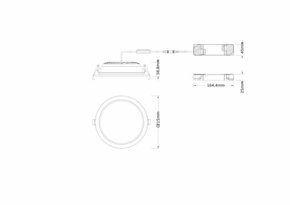 Ledvance LED-Downlight 940, DALI DLCTDAD200P30WMSOP