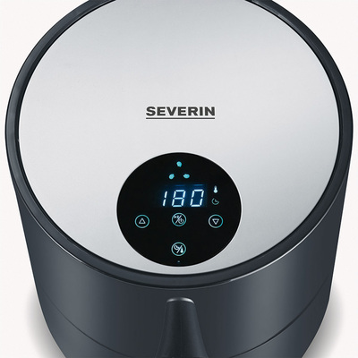 Severin Doppel-Heißluftfritteuse 2x4L FR 2453 sw/si