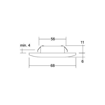 Brumberg Leuchten LED-Einbaudownlight 350 mA 12104153