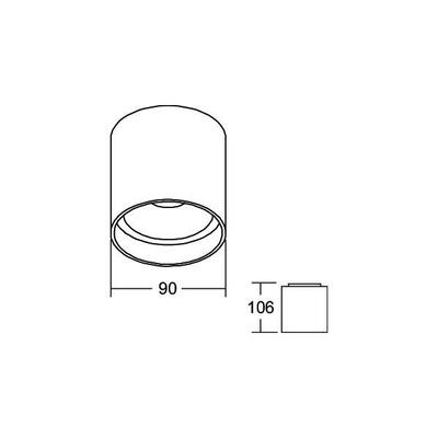 Brumberg Leuchten LED-Anbaudownlight 230V 12125173