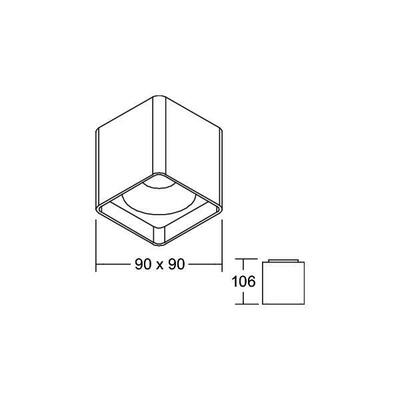 Brumberg Leuchten LED-Anbaudownlight 230V 12126183