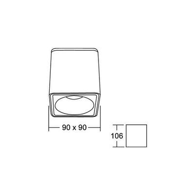 Brumberg Leuchten LED-Anbaudownlight 230V 12126183