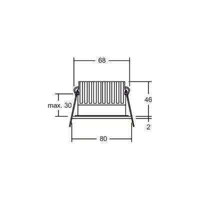 Brumberg Leuchten LED-Einbaudownlight 230V 12650173DW