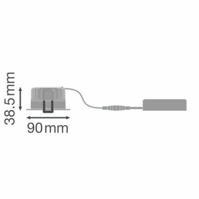 Ledvance LED-Spot 930, ML, weiß SPADJD83P8WML930WT
