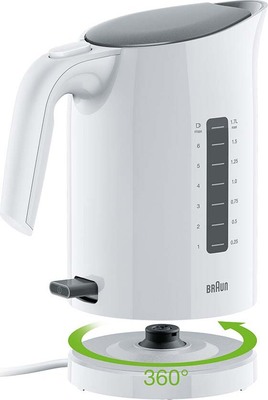 Braun Wasserkocher Purease WK 3110 WH weiß