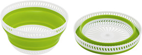 Emsa Falt-Salatschleuder BASIC trans/gn 4L