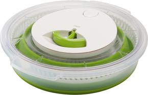 Emsa Falt-Salatschleuder BASIC trans/gn 4L