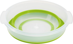 Emsa Falt-Salatschleuder BASIC trans/gn 4L
