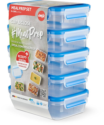 Emsa Mealprepset CLIP CLOSE 5er