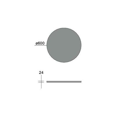 Brumberg Leuchten Akustikpaneel D750mm grey 85601442