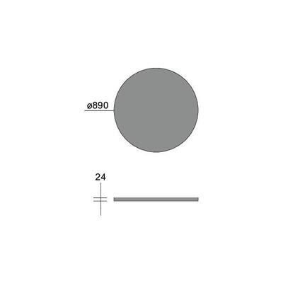Brumberg Leuchten Akustikpaneel D1000mm grey 85611442