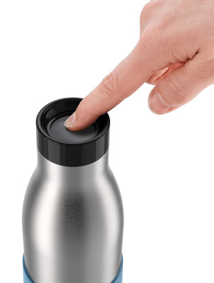 Emsa Trinkflasche 0,5L sleeve Aquablue BLUDROP sleeve aq-bl