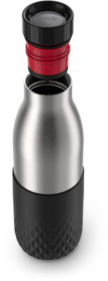 Emsa Trinkflasche 0,5L sleeve Black BLUDROP sleeve sw