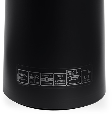 Emsa Isolierkanne 1L Schwarz MOTIVA 1L sw