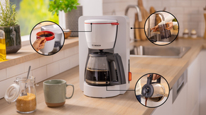 Bosch SDA Kaffeeautomat TKA3M131 weiß
