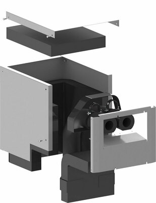 Bosch Thermotechnik Abdeckhaube Bodenanschluss für AW OR AHBA1