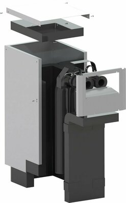 Bosch Thermotechnik Abdeckhaube Bodenanschluss lang, AW OR AHBA2