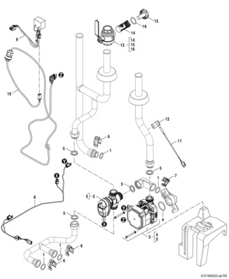 Bosch Thermotechnik Zub. Erweiterungs-Set intern 8738214755