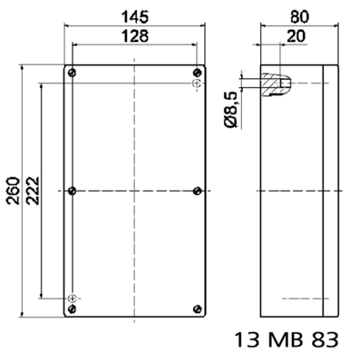 Bals Elektrotech. CEE-Steckdosen-Kombination 5401046