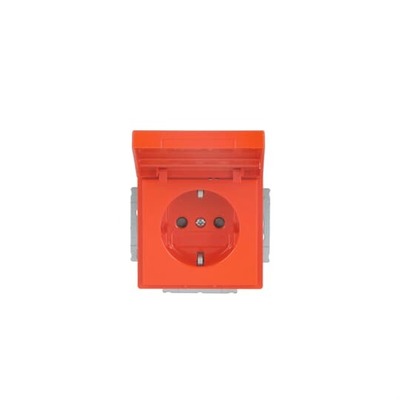 Busch-Jaeger SCHUKO Steckdosen-Einsatz orange RAL2004 20 EUKNB-14-82