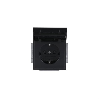 Busch-Jaeger SCHUKO Steckdosen-Einsatz anthrazit 20 EUKNB-81