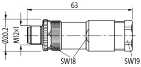 Murrelektronik Schraubklemmanschluss 7000-P6591-0000000