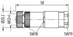 Murrelektronik Schraubklemmanschluss 7000-P6611-0000000