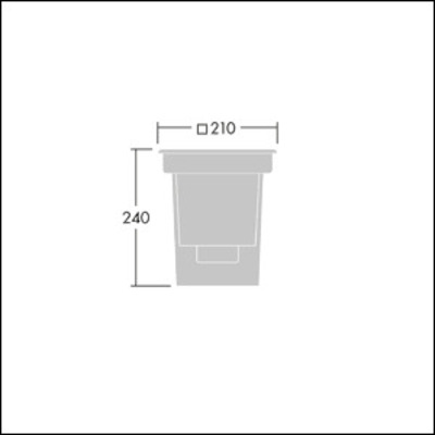 Thorn LED-Bodeneinbauleuchte 930 AXYL OPERA #96801554