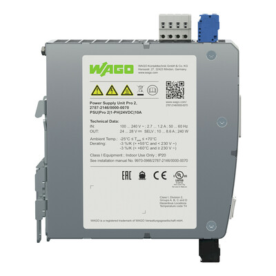 WAGO GmbH & Co. KG Stromversorgung Pro 2,1 phasig 2787-2146/000-070