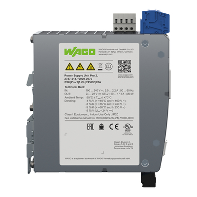 WAGO GmbH & Co. KG Stromversorgung Pro 2,1 phasig 2787-2147/000-070