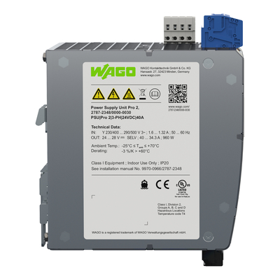 WAGO GmbH & Co. KG Stromversorgung Pro 2,3-phasig 2787-2348/000-030