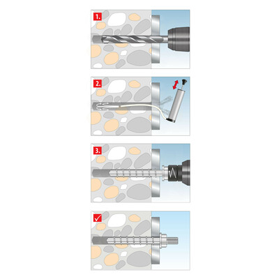 TOX-Dübel-Techn. Betonschraube Sumo Max 1 AG A4 8x105 M10x30