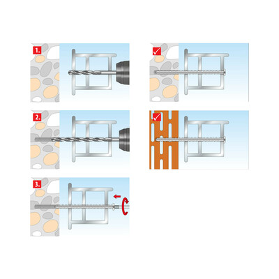 TOX-Dübel-Techn. Rahmenschraube Window Pro FK 7,5x112 mm