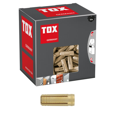 TOX-Dübel-Techn. Messing-Spreizdübel Metrix 6/22 KT