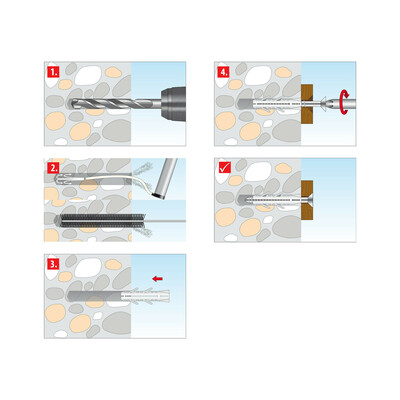 TOX-Dübel-Techn. Standard-Sortiment Beton Monteur STK(VE136)