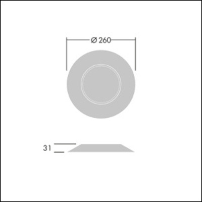 Thorn LED-Anbauleuchte 930 CESAR BOW #96800768