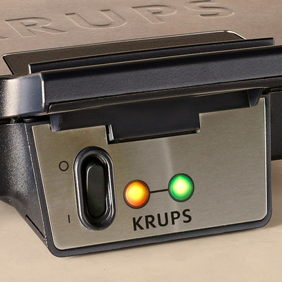 Krups Waffelautomat Waffle Maker Silver FDK261 eds/sw