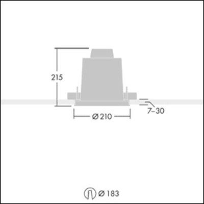 Thorn LED-Deckenleuchte 930 CESAR OPER #96800986