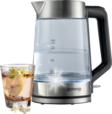 Gorenje Glas-Wasserkocher 1,7L K17GED
