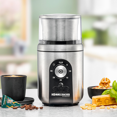 Rommelsbacher Gewürz/Kaffeemühle 200W, 2 Aufsätze EGK 250