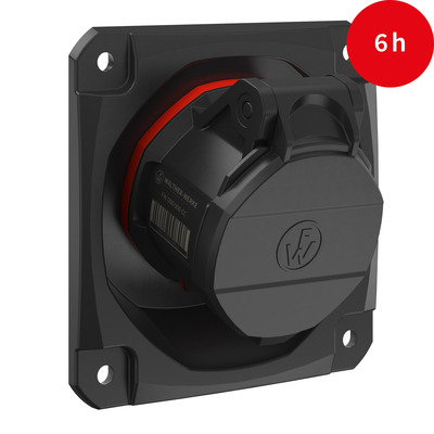 Walther Werke CEE NEO Anbaudose schräg 16A 4P 6h IP54 FW512406CC