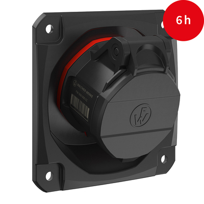 Walther Werke CEE NEO Anbaudose schräg 16A 4P 6h IP54 FW512406CC