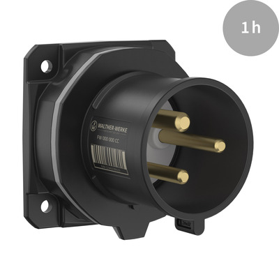 Walther Werke CEE NEO Anbaugerätestecker gerade 32A 3P 1h FW630301CC