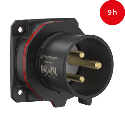 Walther Werke CEE NEO Anbaugerätestecker gerade 32A 3P 9h FW630309CC